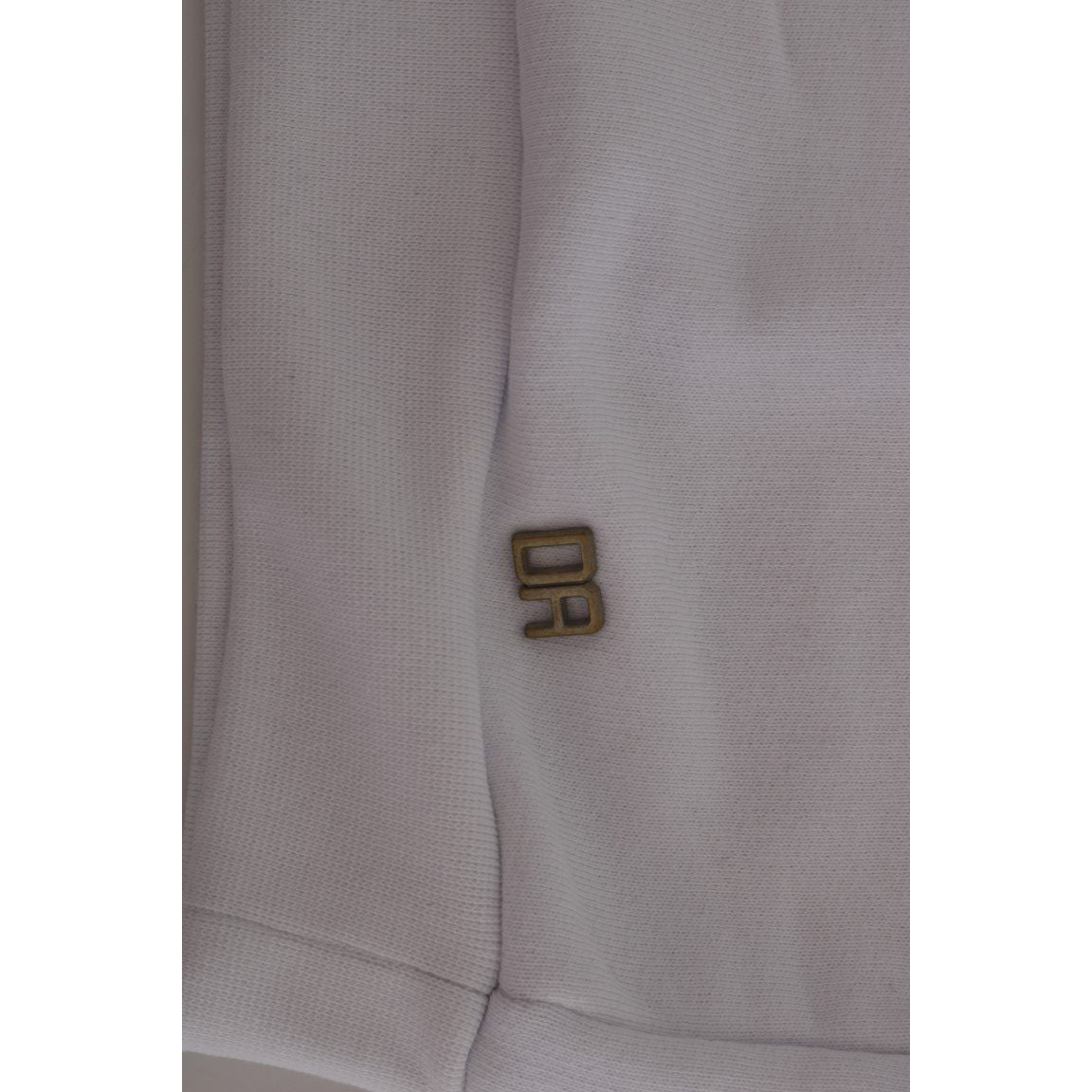 Daniele Alessandrini White Cotton Hooded Sweater
