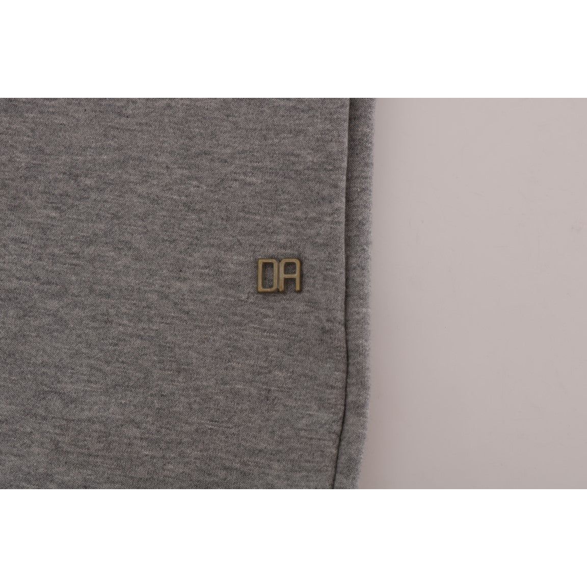 Daniele Alessandrini Gray Cotton Hooded Sweater