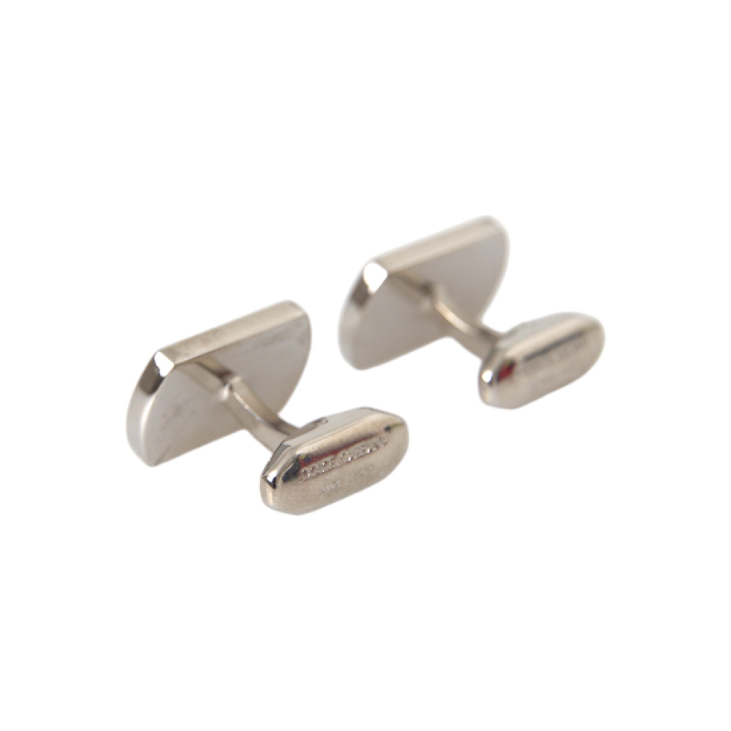 Dolce & Gabbana Silver Gold Plated Metal Brass Cufflinks