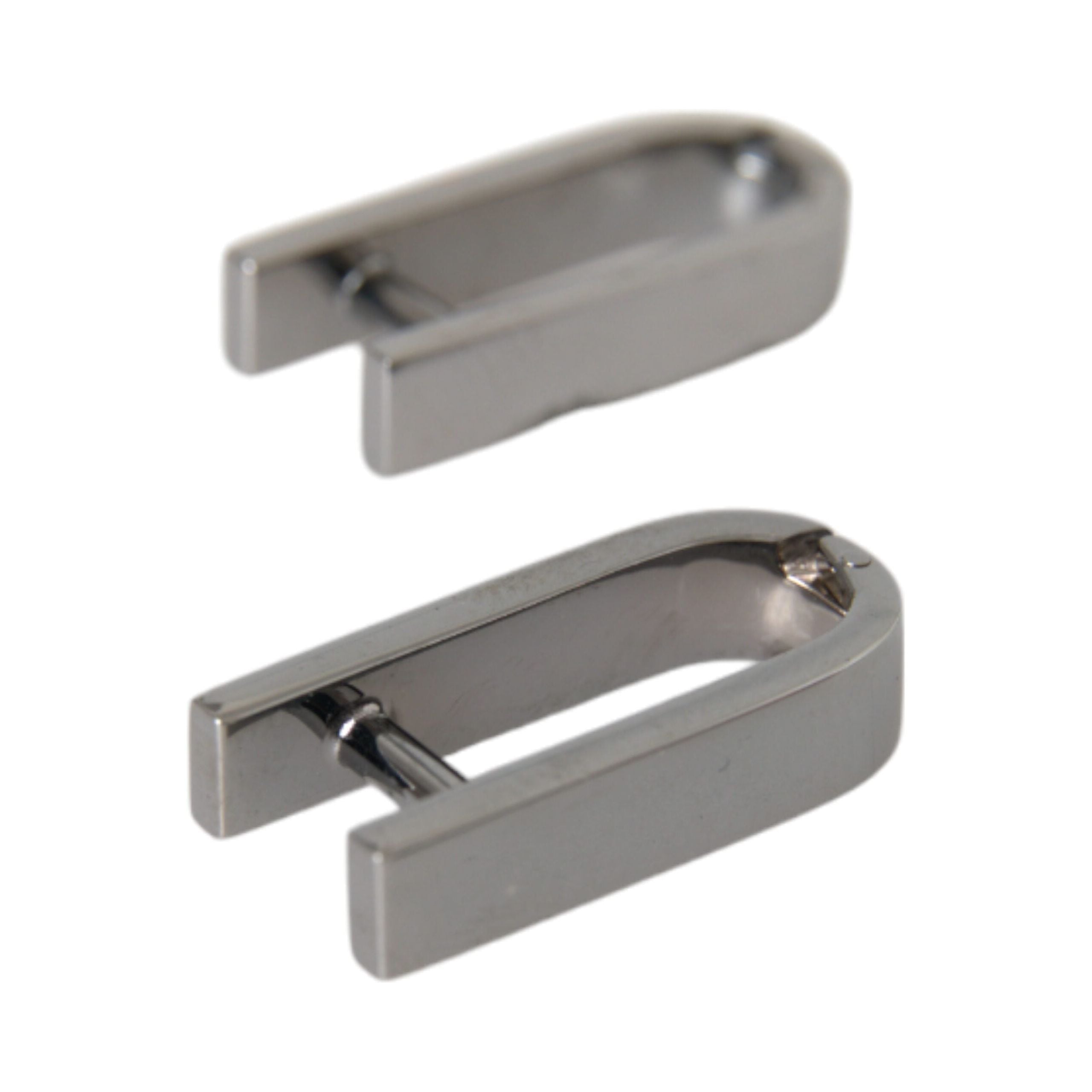 Dolce & Gabbana Silver Plated Metal Brass Pin Cufflinks