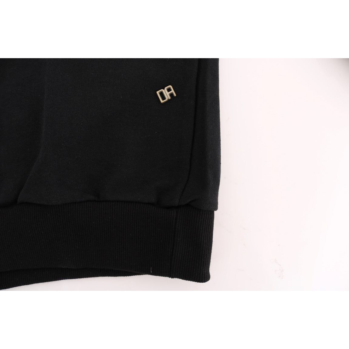Daniele Alessandrini Black Cotton Hooded Sweater