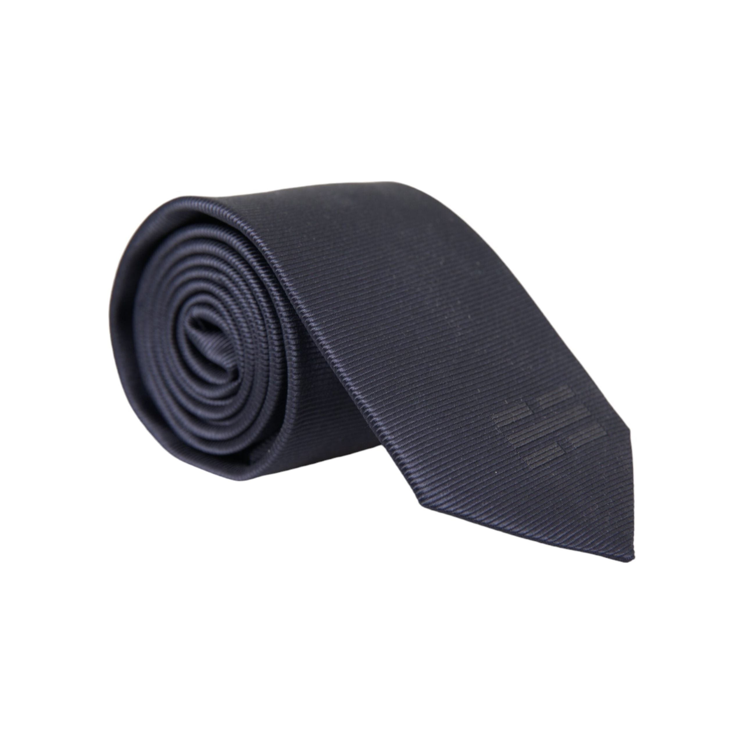 Dolce & Gabbana Blue Solid Silk Adjustable Tie