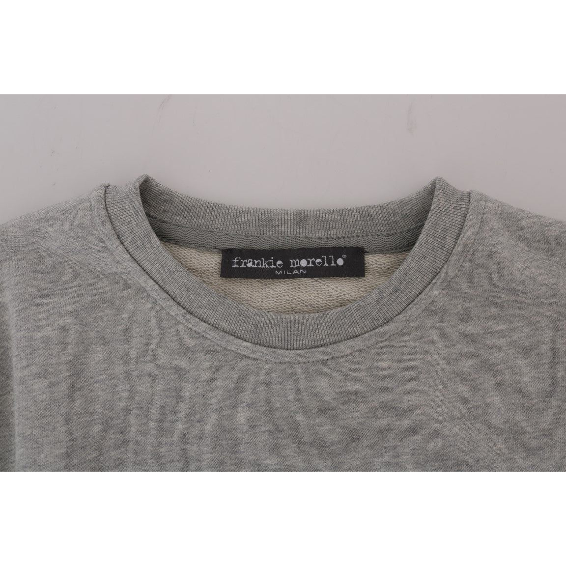 Frankie Morello Multicolor Cotton Crewneck Sweater