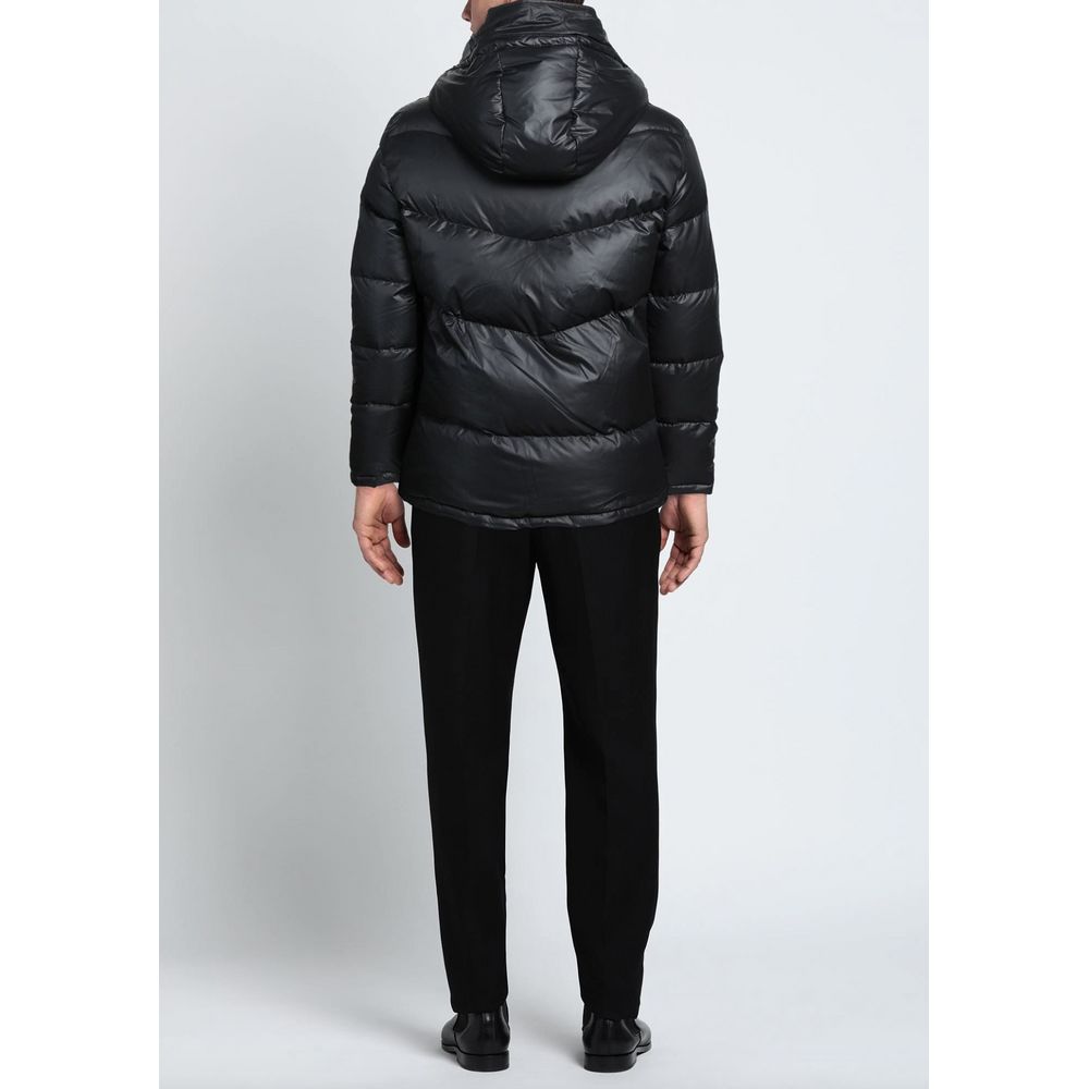Aquascutum Black Cashmere Luxury Outerwear Jacket