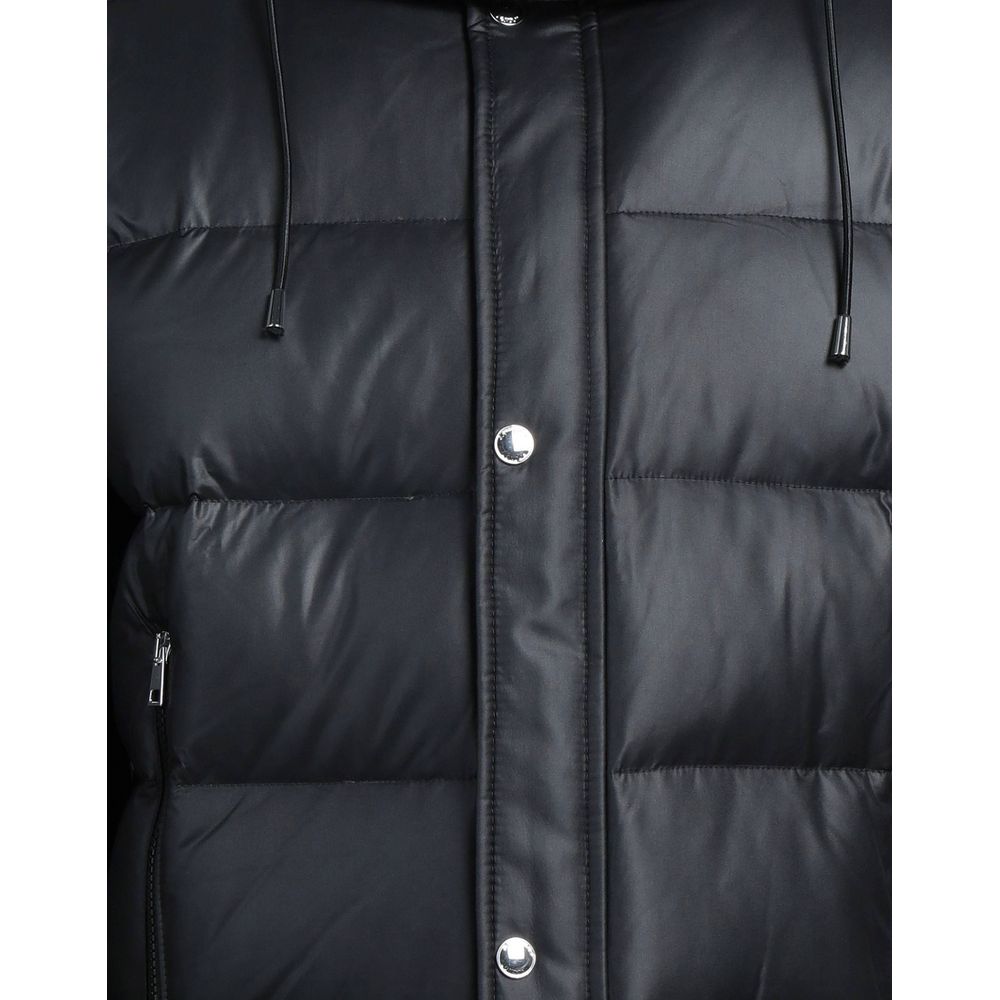 Aquascutum Black Cashmere Luxury Outerwear Jacket