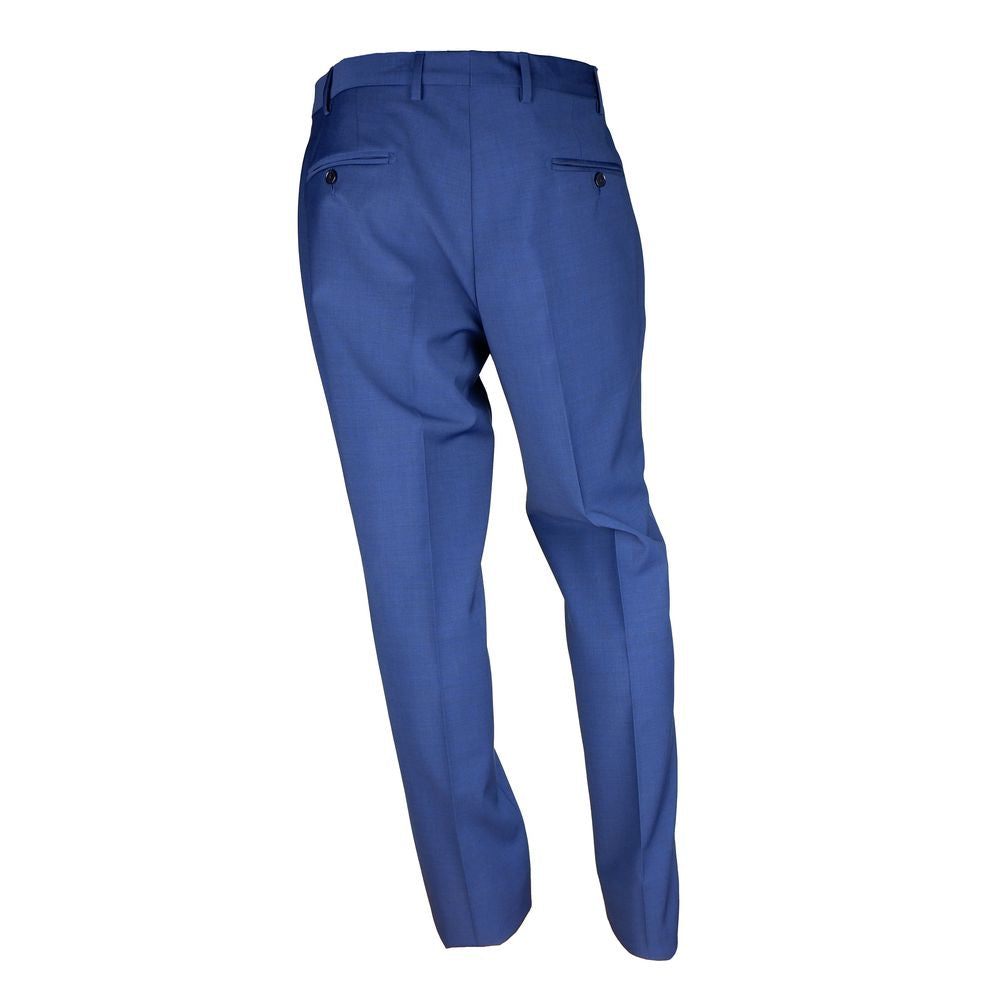 Emilio Romanelli Navy Wool Two-Button Suit