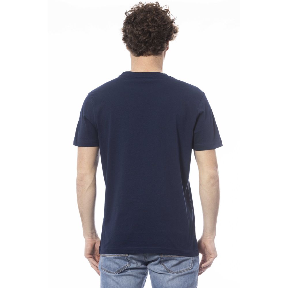 Invicta Blue Cotton T-Shirt for Effortless Elegance