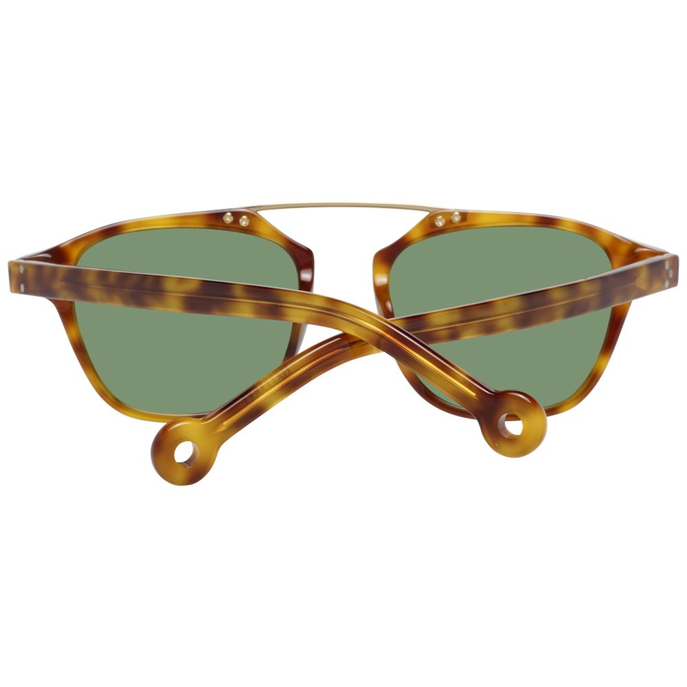 Hally & Son Brown Acetate Sunglasses for Timeless Elegance