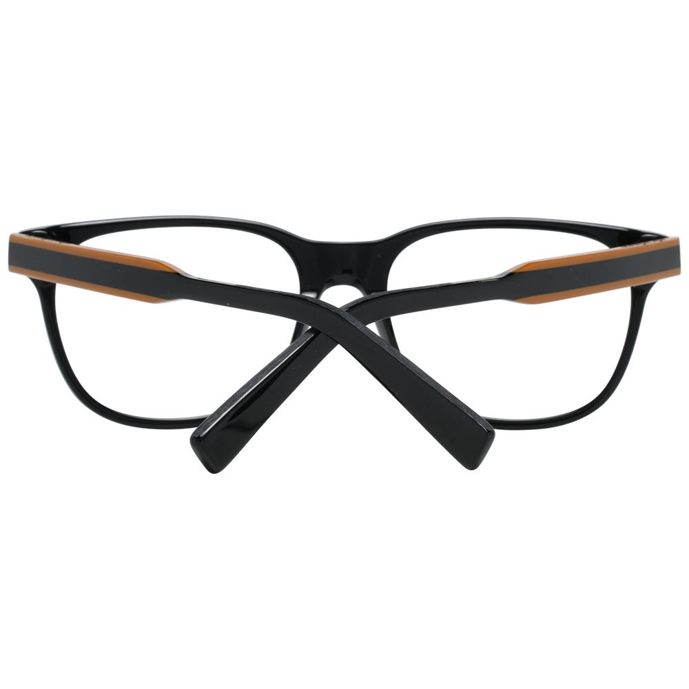 Ermenegildo Zegna Black Acetate Optical Frames