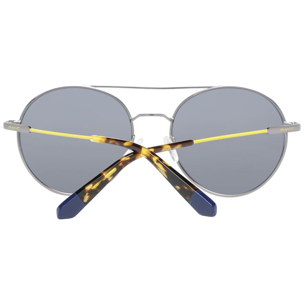Gant Gray Metal Sunglasses - Timeless Elegance Redefined