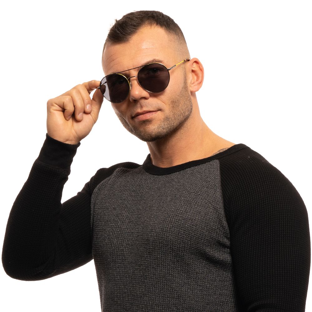 Gant Gray Metal Sunglasses - Timeless Elegance Redefined