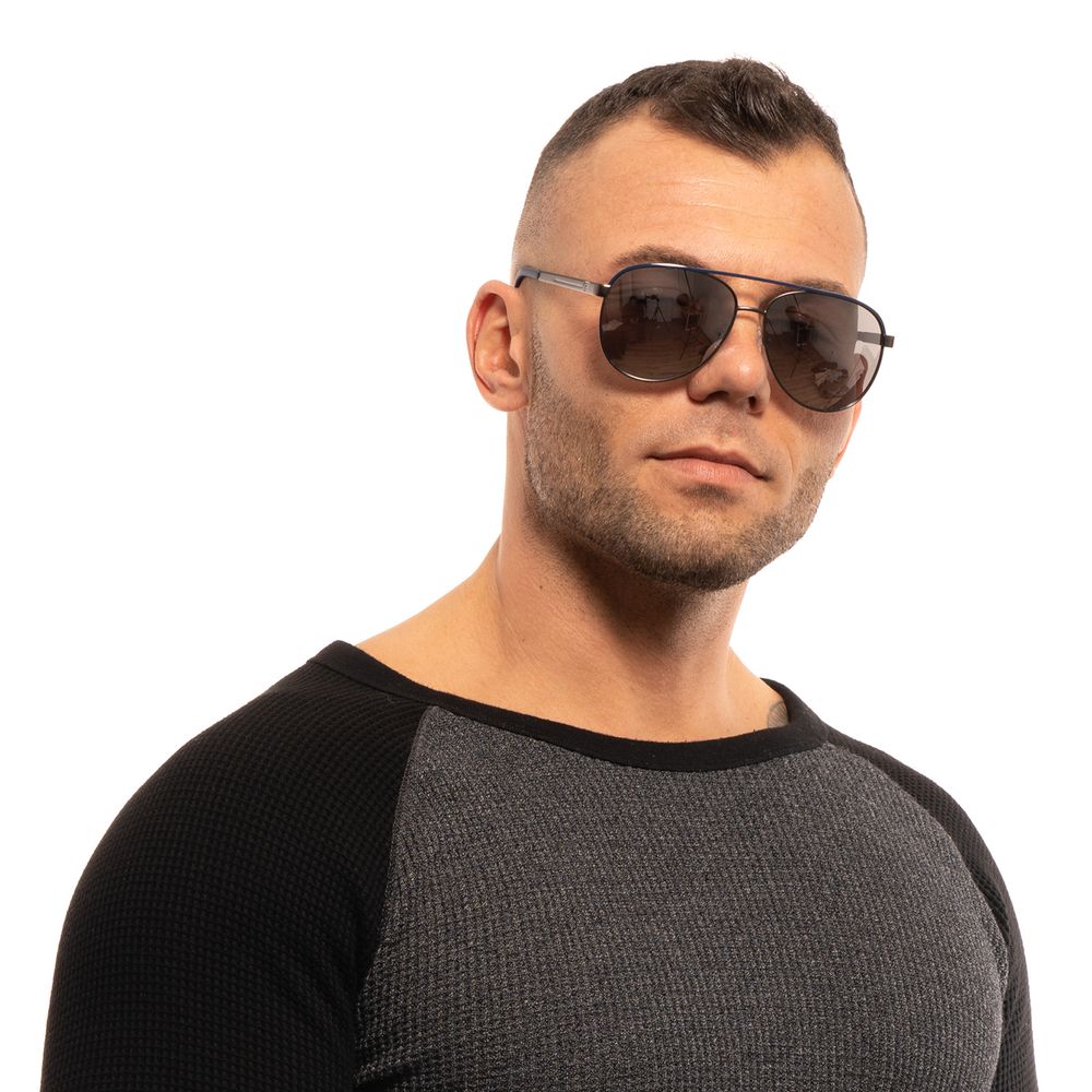 Guess Gray Metal Sunglasses Aviator Style Accessory