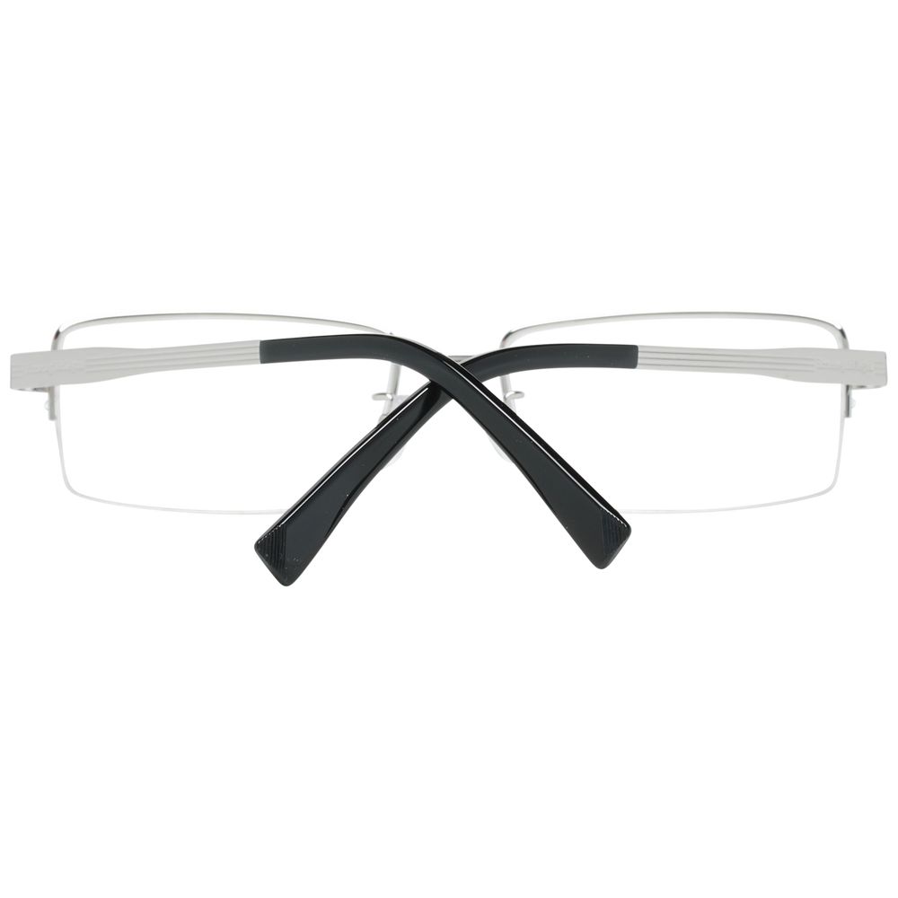 Ermenegildo Zegna Silver Titanium Optical Frames