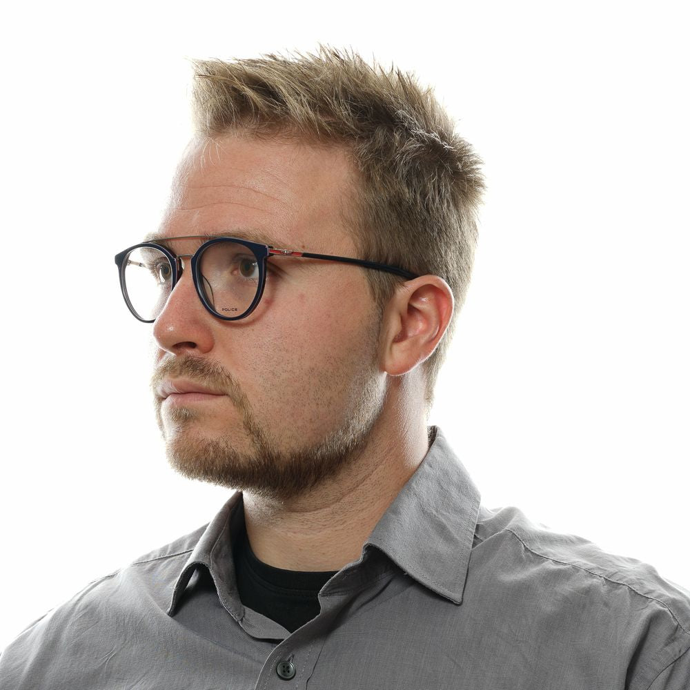Police Blue Optical Frames for Timeless Elegance