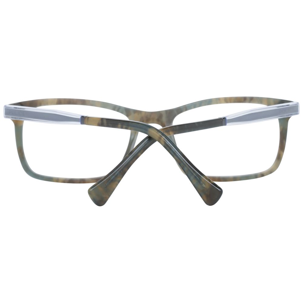 Police Green Acetate Optical Frames - Luxurious Statement Eyewear