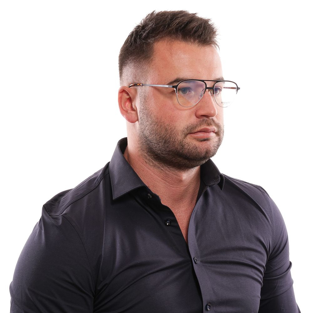 Hackett Black Acetate Optical Frames for Timeless Elegance