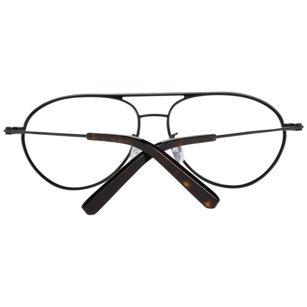 Bally Black Metal Optical Frames for Timeless Elegance