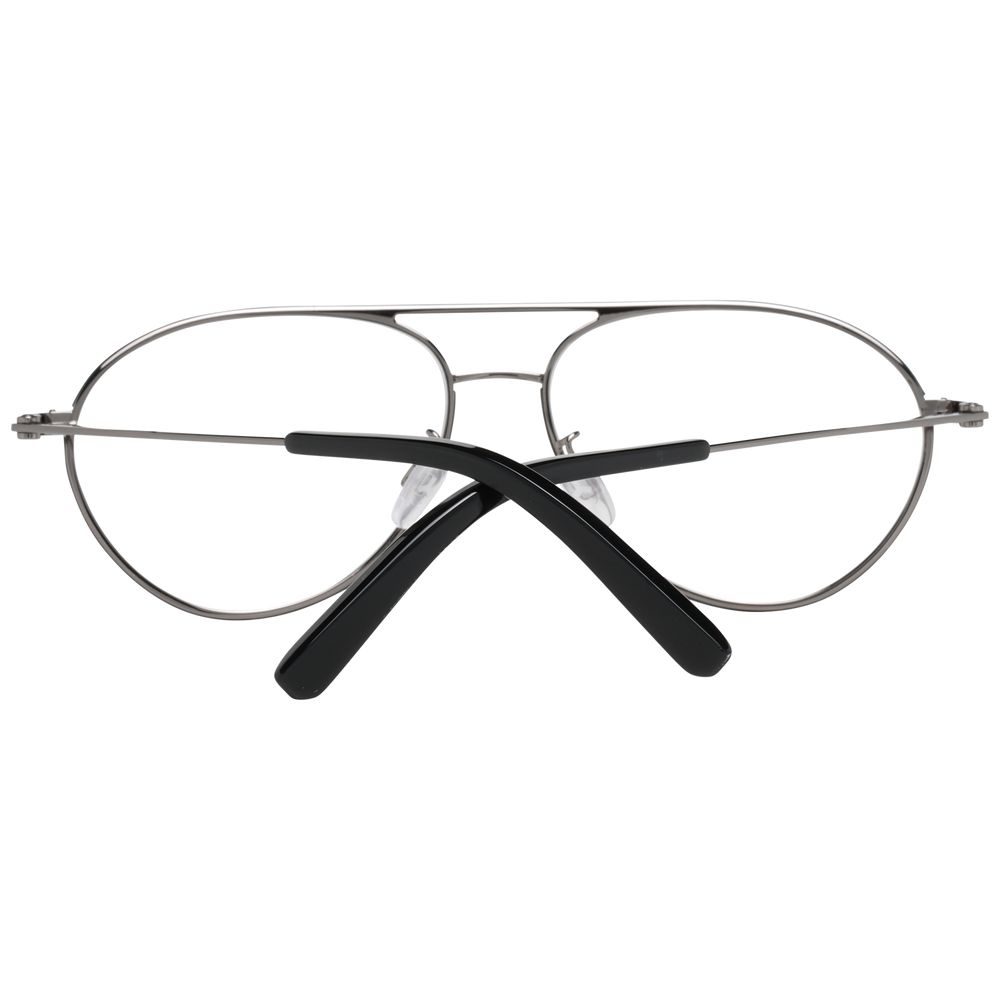 Bally Gray Metal Optical Frames - Sophisticated Luxury Eyewear