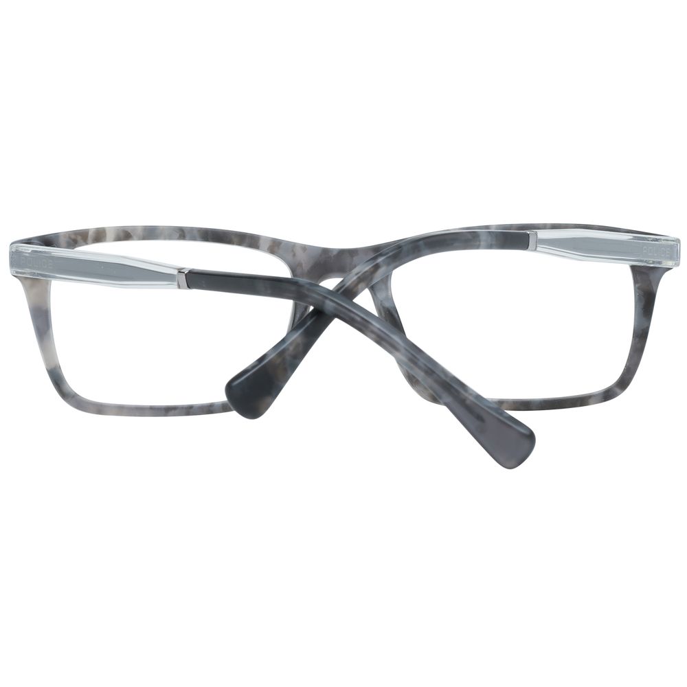 Police Gray Acetate Optical Frames for Modern Sophistication