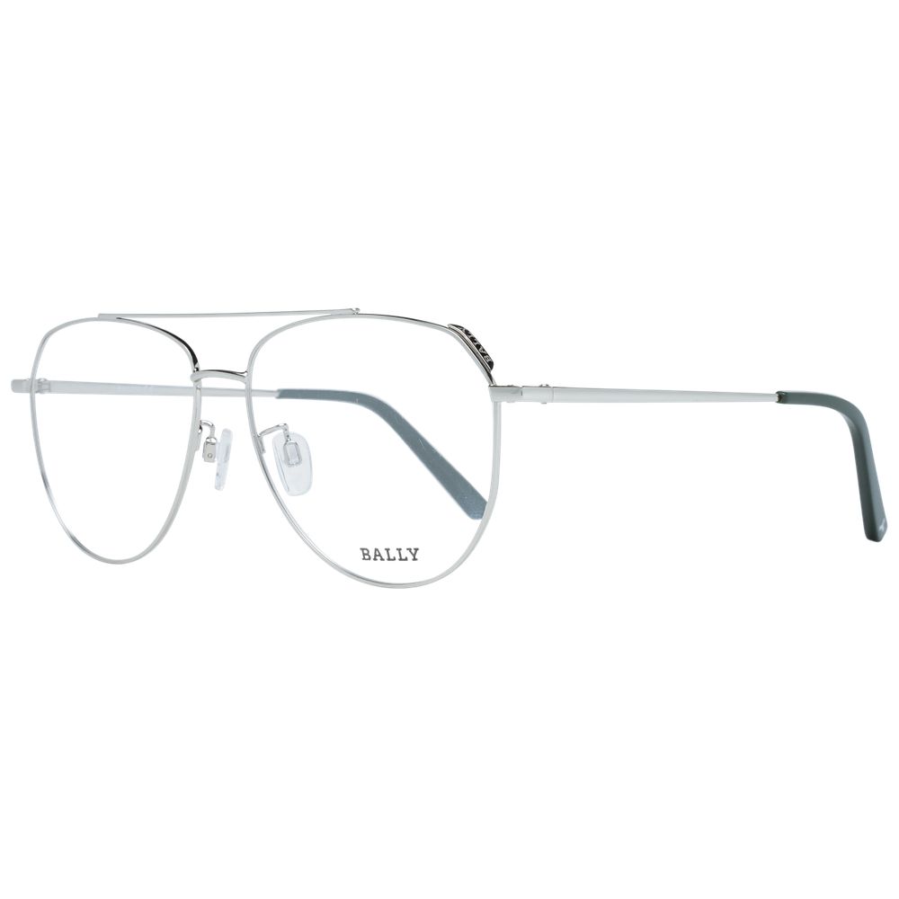 Bally Silver Metal Optical Frames - Timeless Elegance