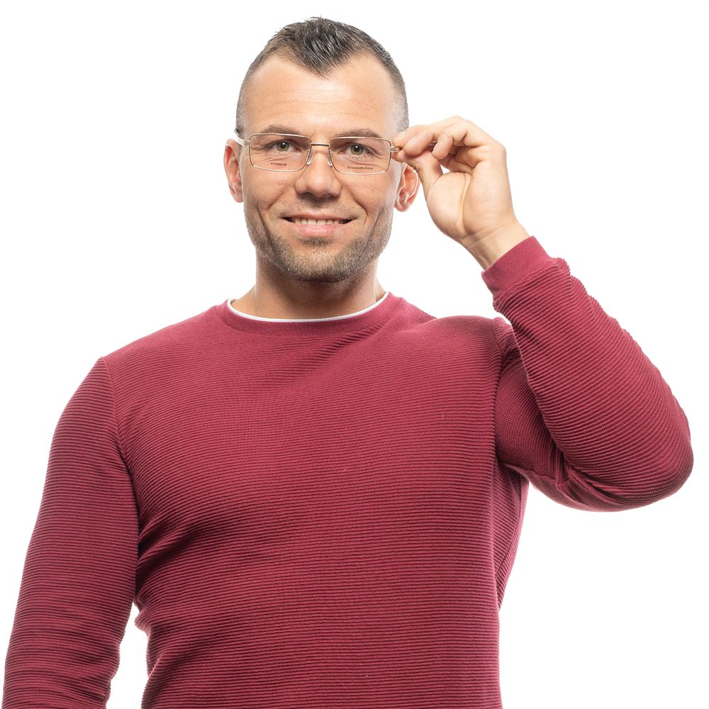 Ermenegildo Zegna Gold Titanium Optical Frames