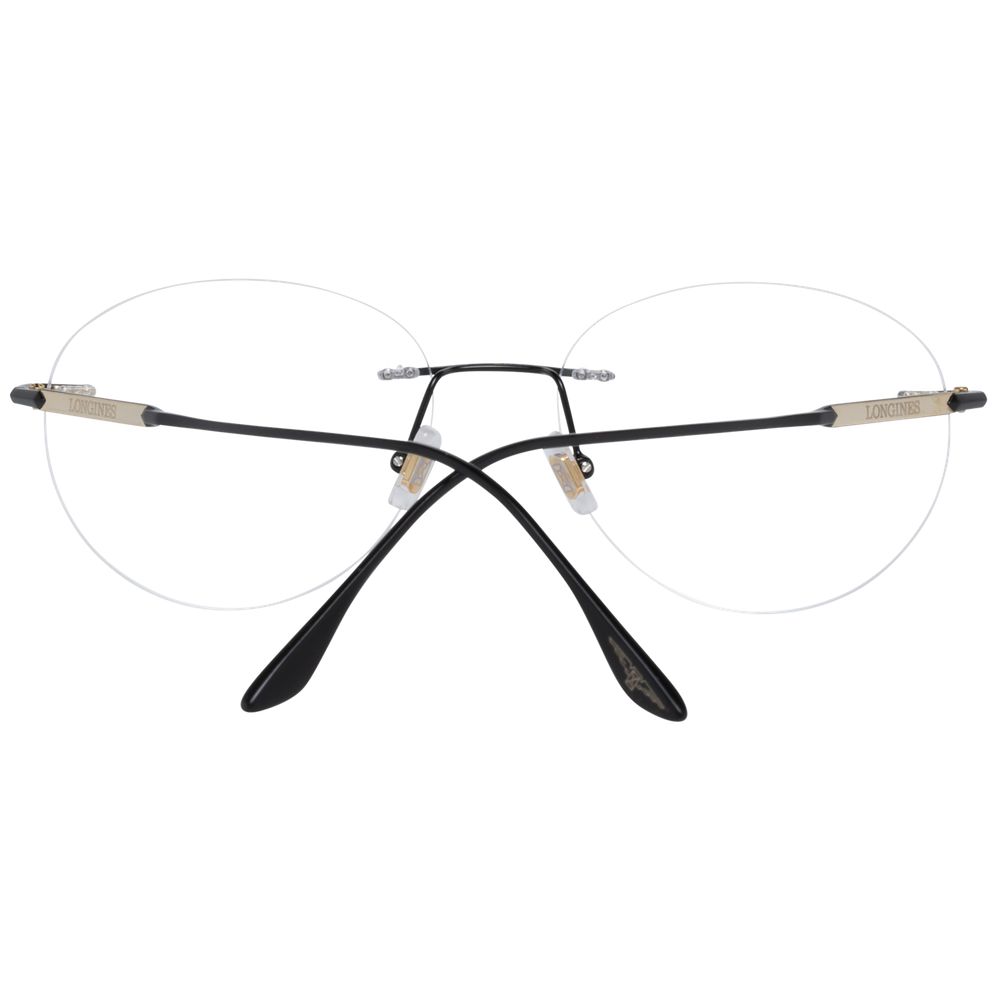 Longines Black Metal Optical Frames for Timeless Elegance
