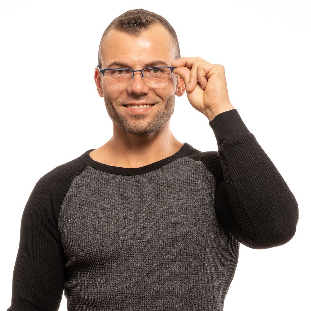 Police Blue Optical Frames - Contemporary Sophistication