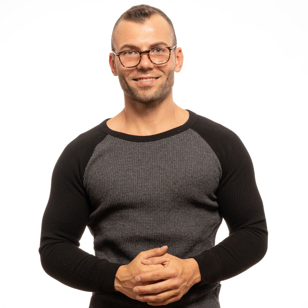 Lozza Brown Acetate Optical Frames for Timeless Elegance