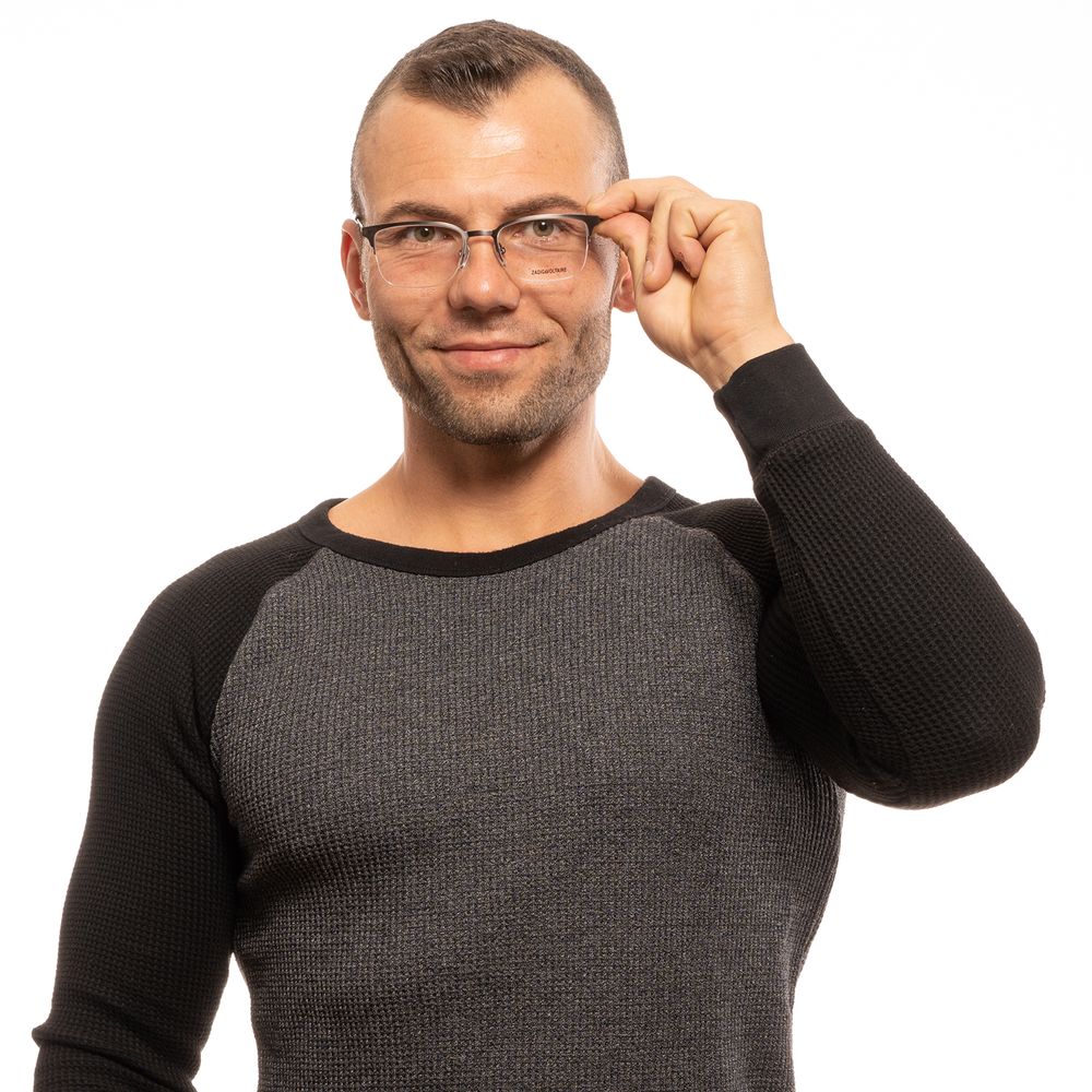 Zadig & Voltaire Gray Metal Optical Frames for Elevated Style