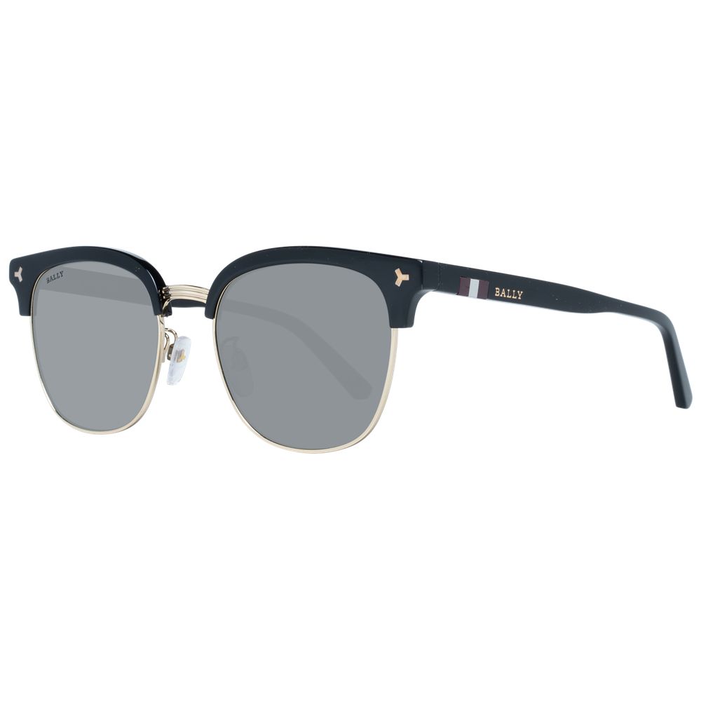 Bally Black Metal Sunglasses - Timeless Elegance Redefined