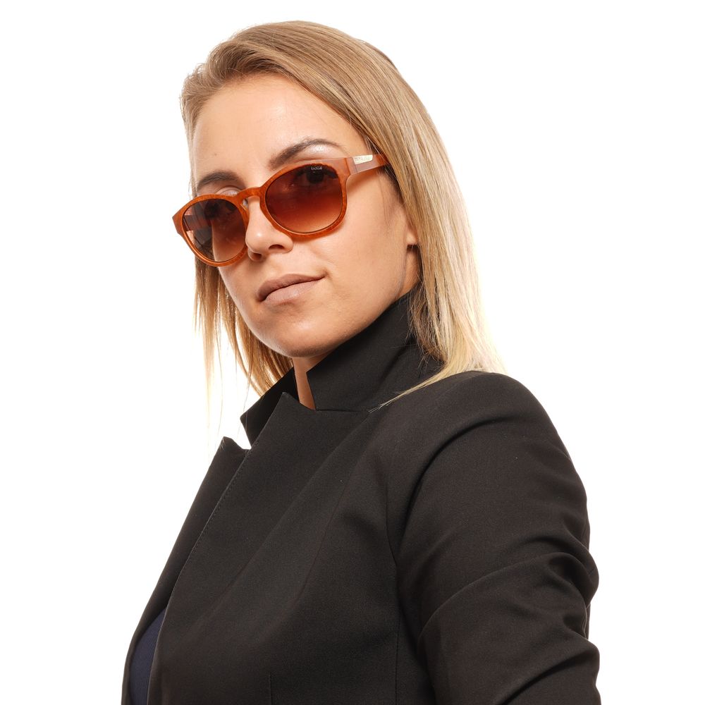 Bolle Brown Acetate Sunglasses for Timeless Elegance