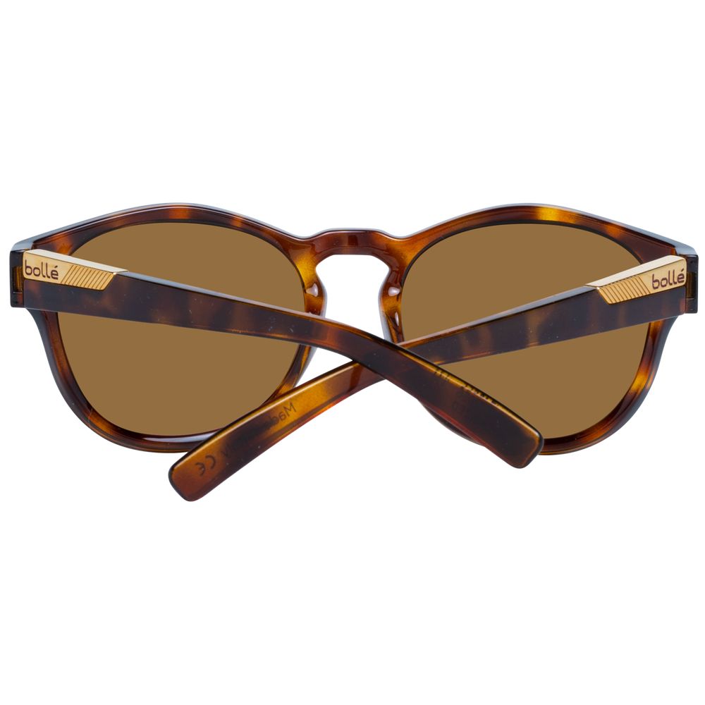 Bolle Brown Acetate Unisex Sunglasses with Timeless Elegance