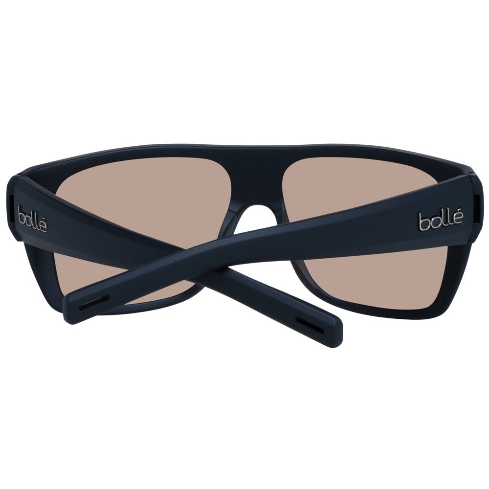 Bolle Black Acetate Sunglasses with Polarized Lenses