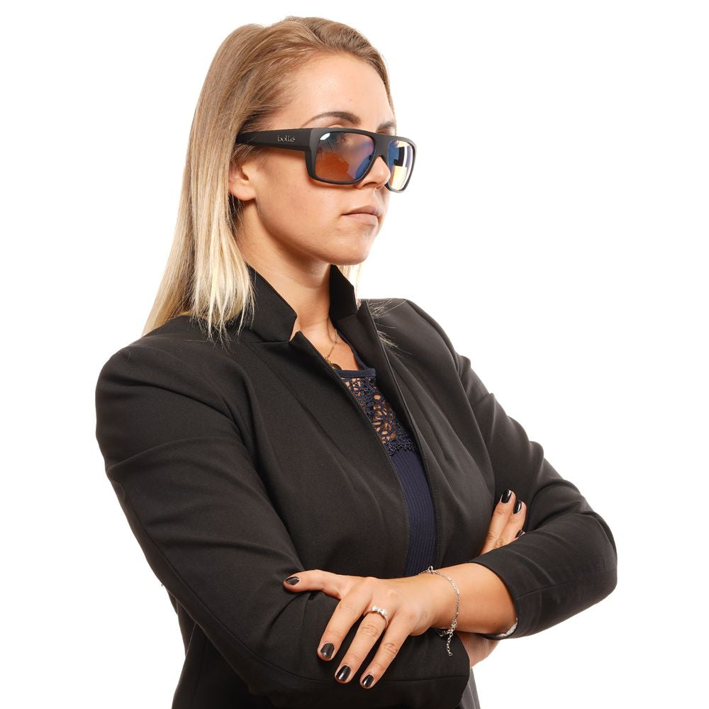 Bolle Black Acetate Sunglasses with Polarized Lenses