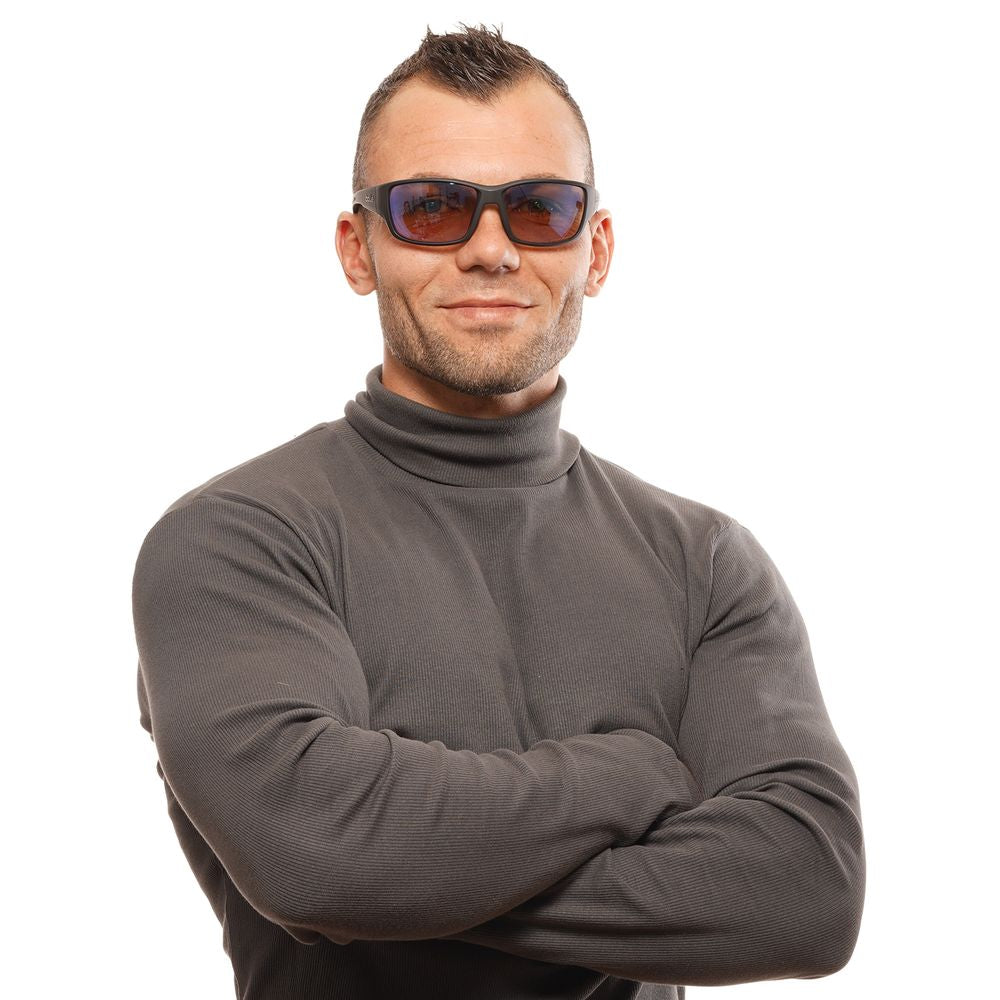 Bolle Black Acetate Sunglasses with Timeless Elegance