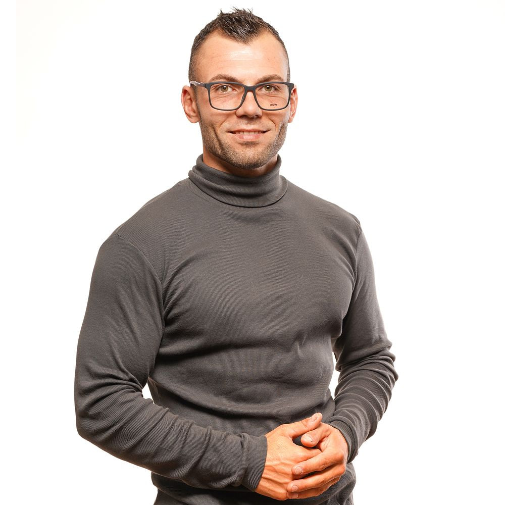BMW Black Metal Optical Frames for Timeless Sophistication