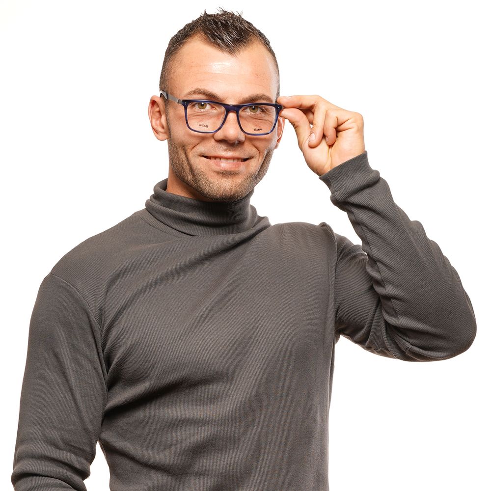 BMW Blue Metal Optical Frames - Timeless Luxury Eyewear