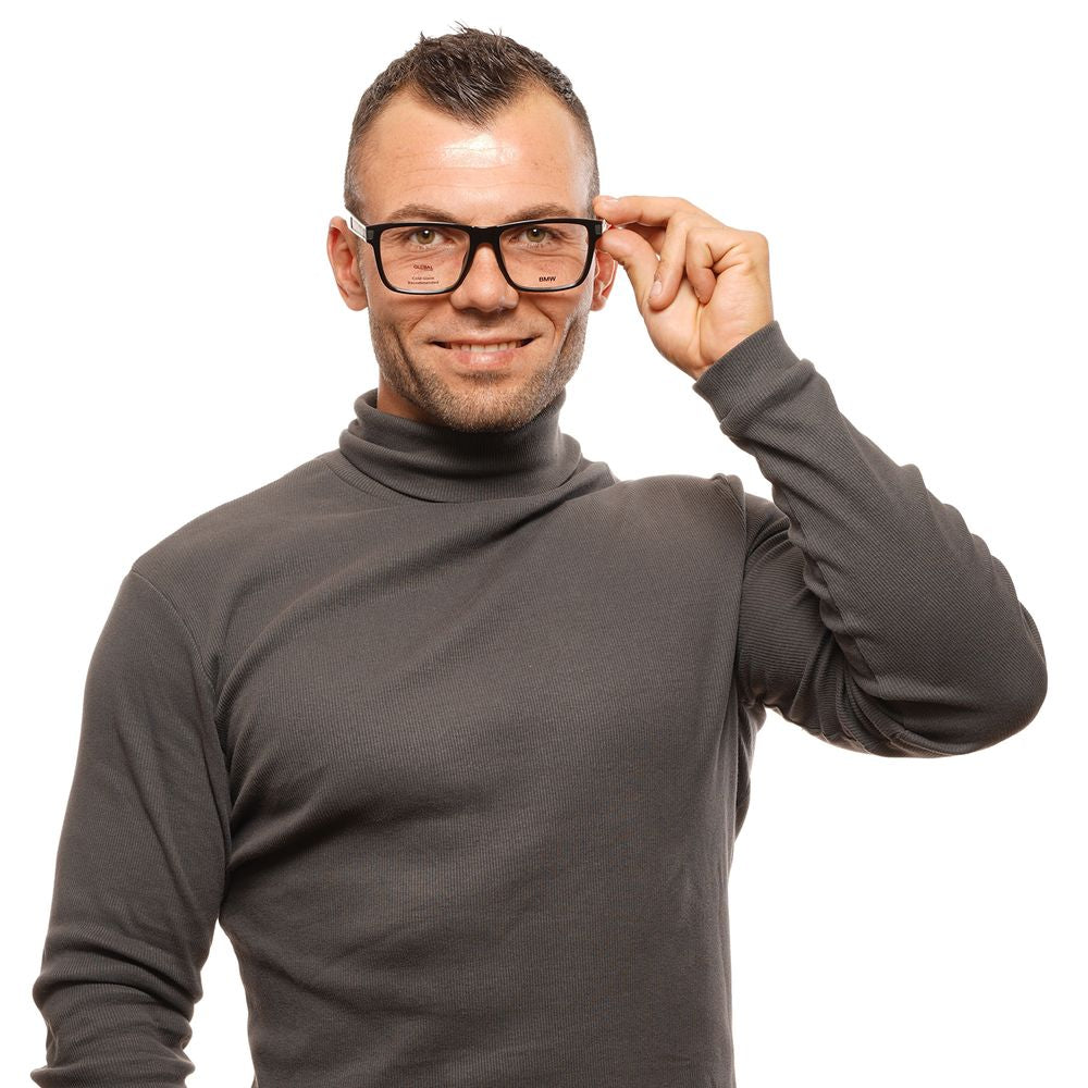 BMW Black Optical Frames for Sophisticated Eyewear Enthusiasts