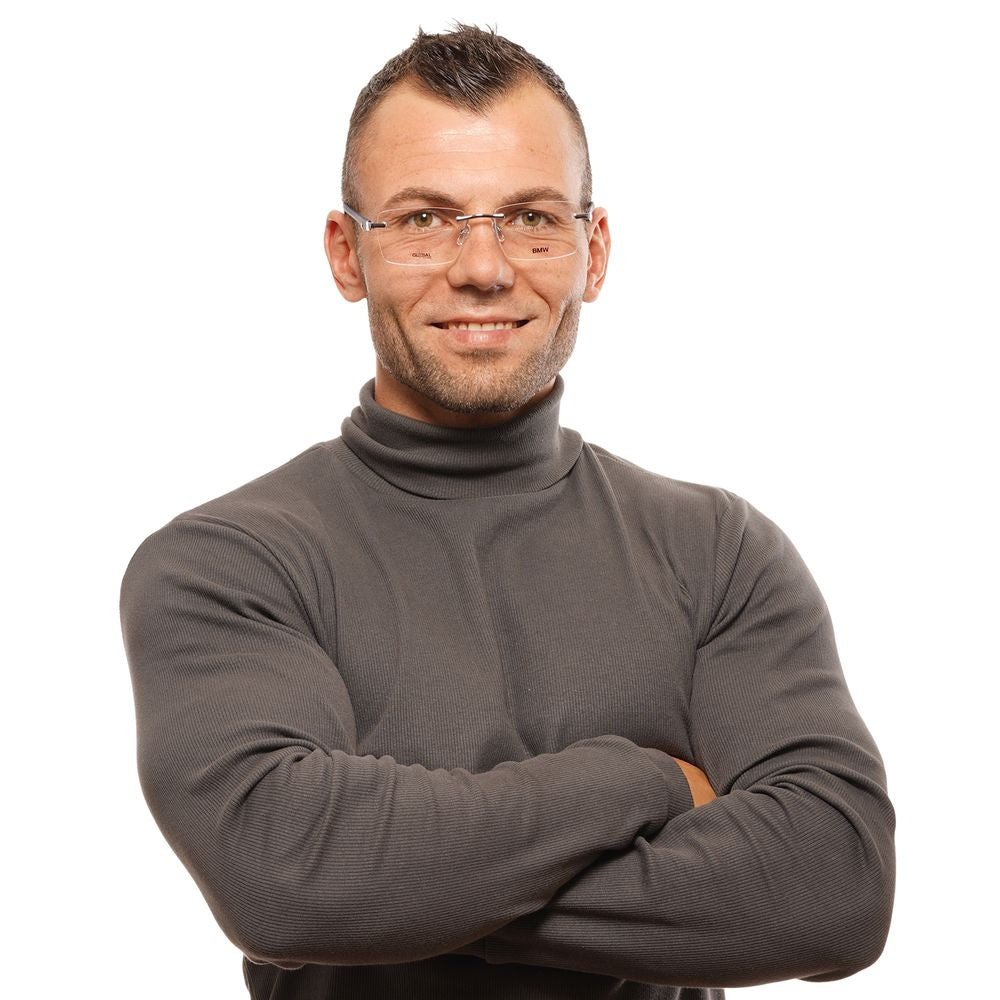 BMW Gray Metal Optical Frames - Timeless Sophistication Redefined