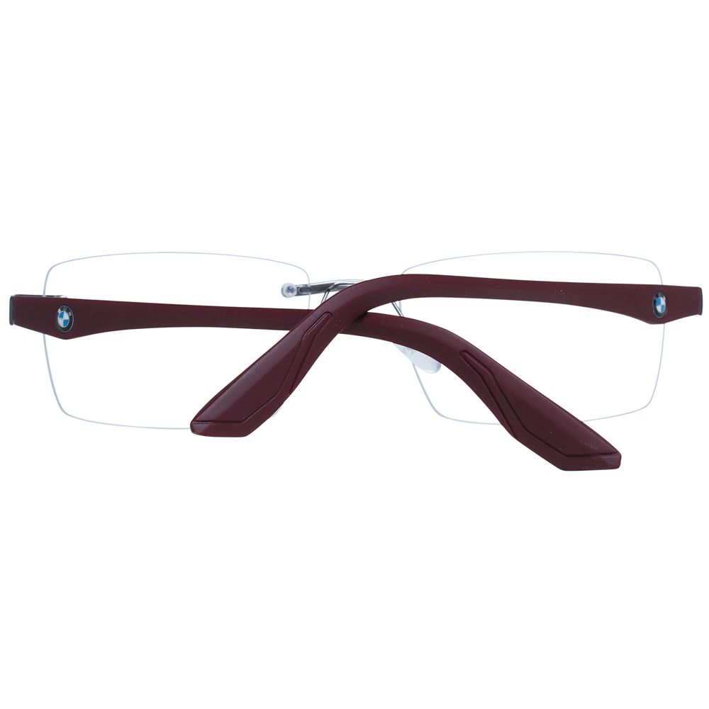 BMW Gray Metal Optical Frames - Sophisticated Eyewear Elegance