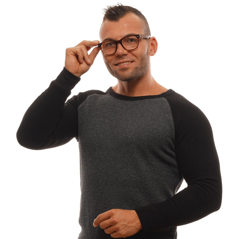 Ermenegildo Zegna Brown Acetate Optical Frames