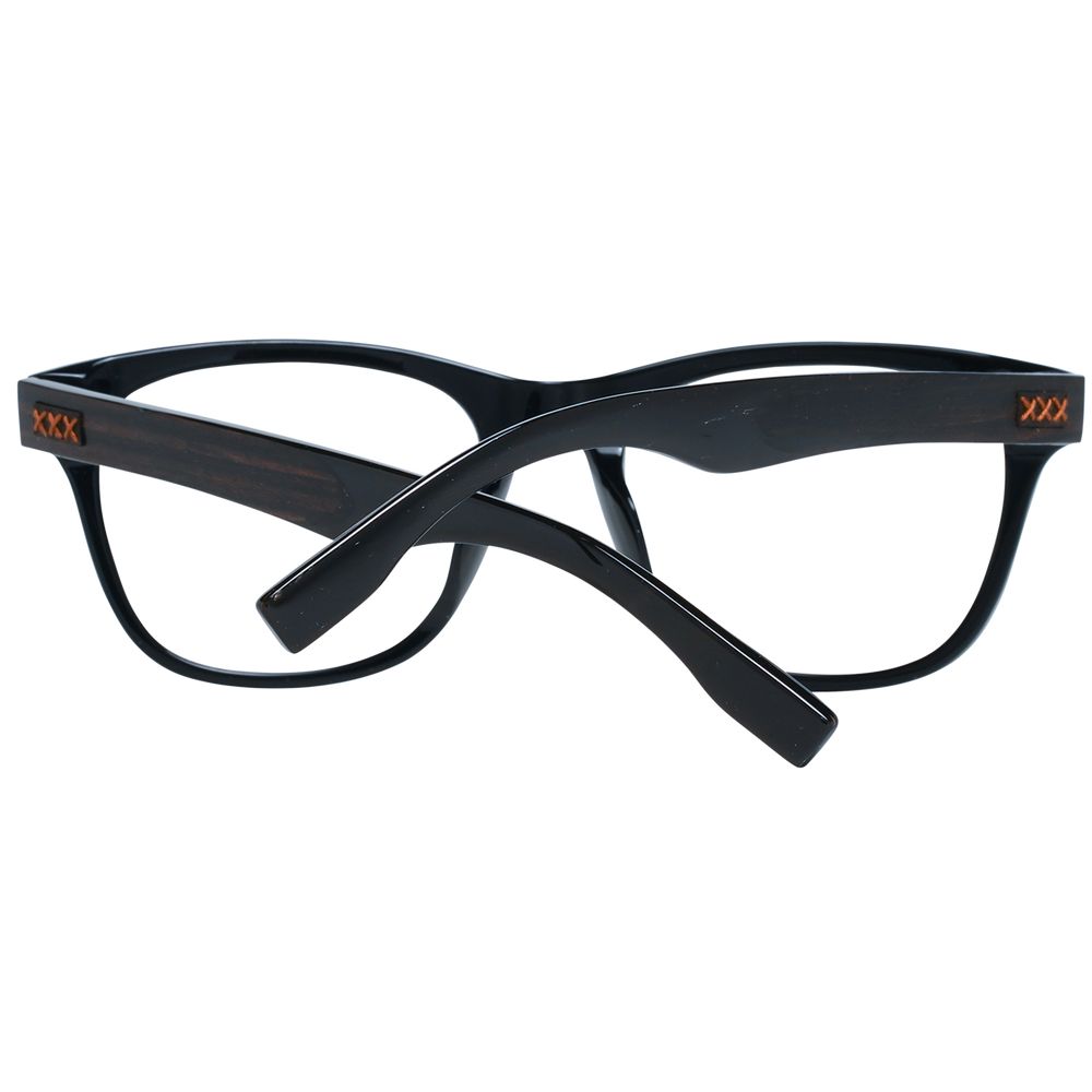 Ermenegildo Zegna Black Metal Optical Frames for Refined Elegance
