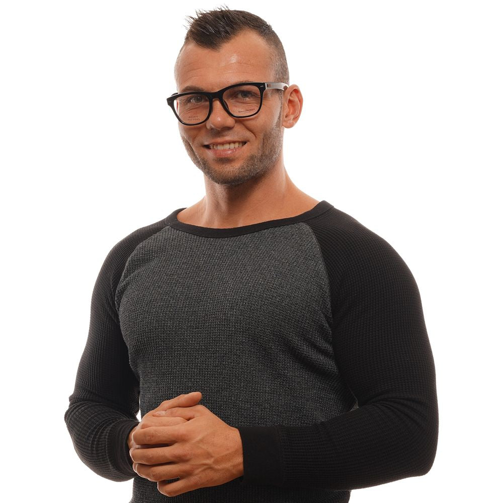 Ermenegildo Zegna Black Metal Optical Frames for Refined Elegance