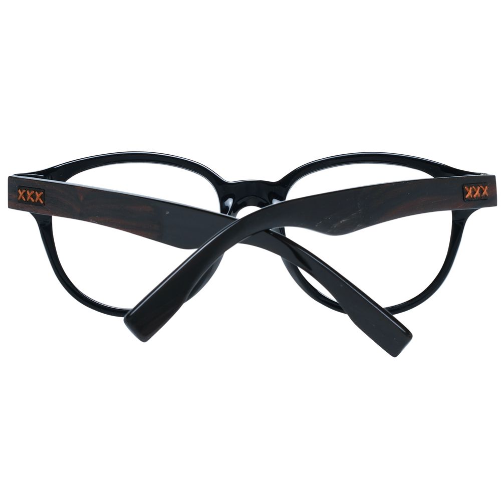 Ermenegildo Zegna Black Optical Frames for Elevated Style