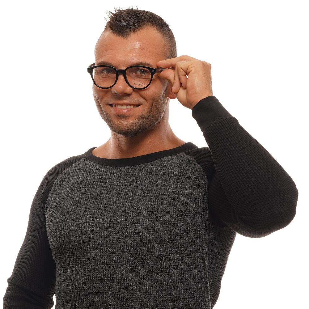 Ermenegildo Zegna Black Optical Frames for Elevated Style