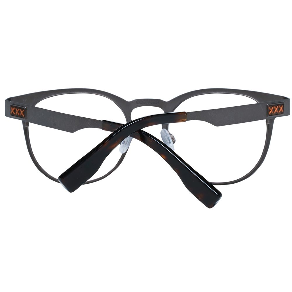 Ermenegildo Zegna Gray Titanium Optical Frames