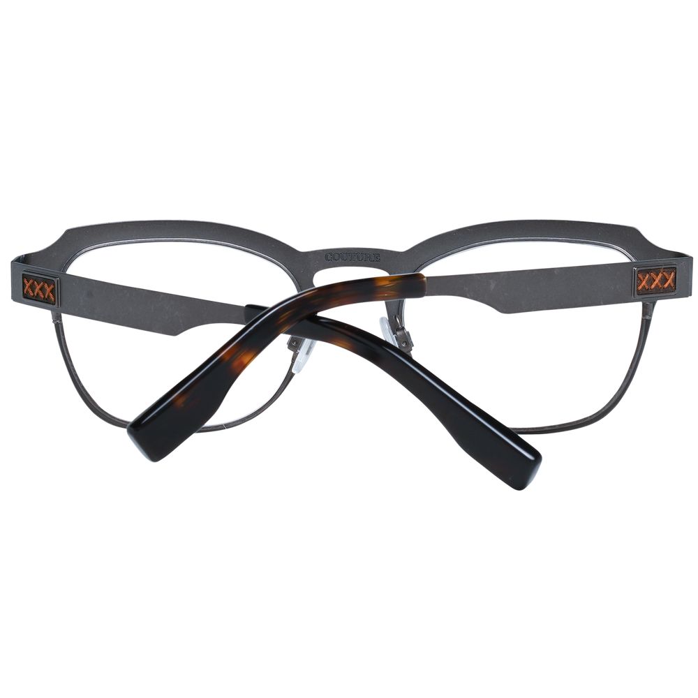 Ermenegildo Zegna Gray Titanium Optical Frames