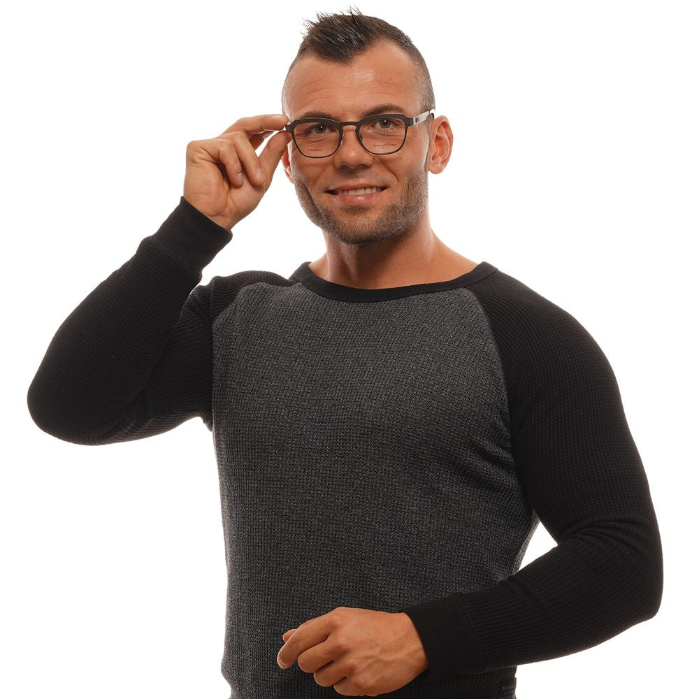 Ermenegildo Zegna Gray Titanium Optical Frames