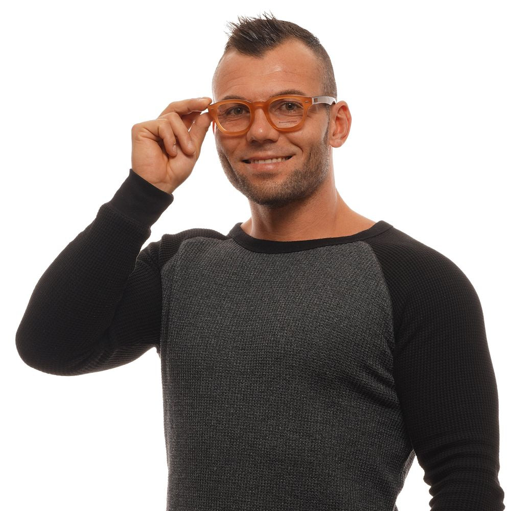 Ermenegildo Zegna Brown Acetate Optical Frames