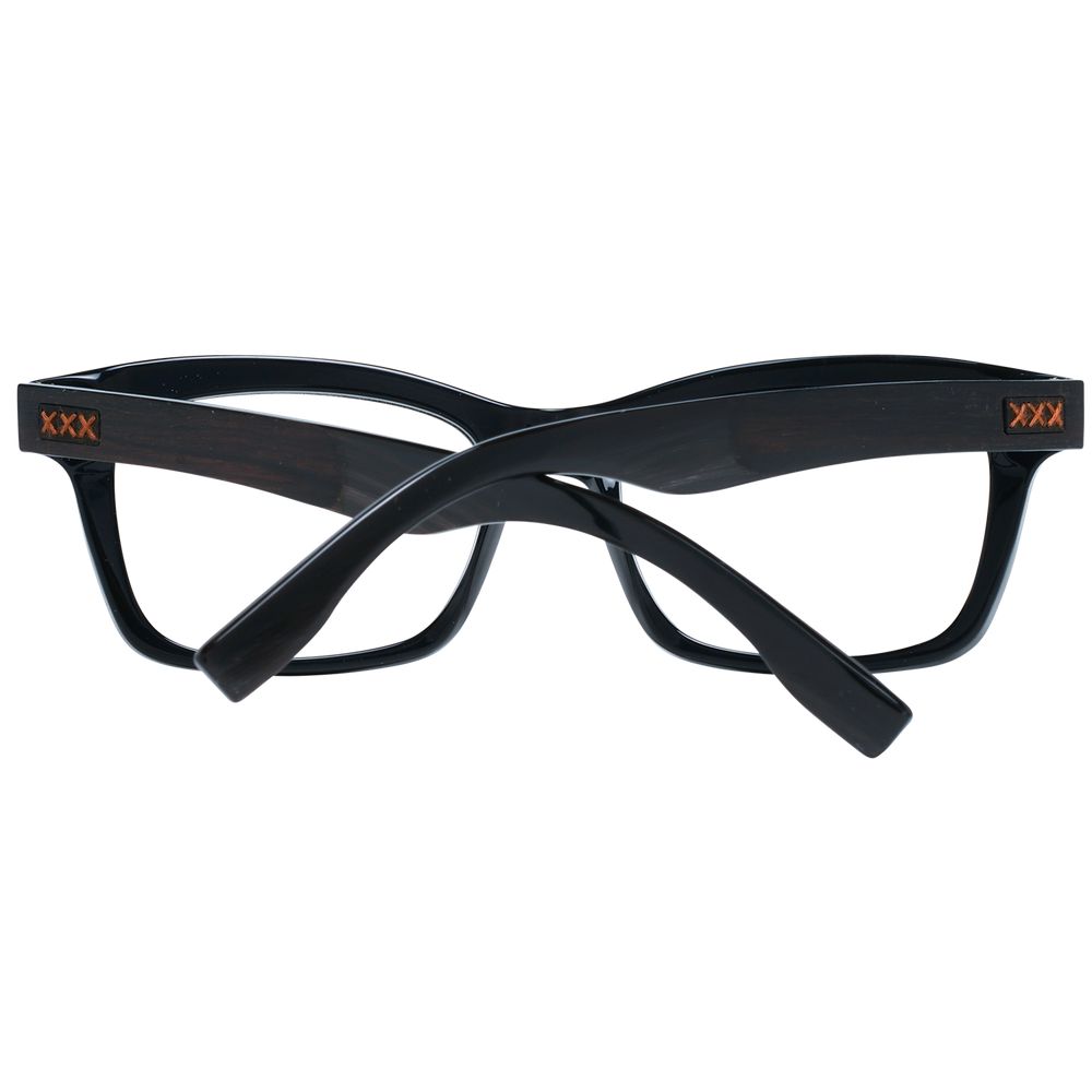 Ermenegildo Zegna Black Optical Frames for Elevated Style